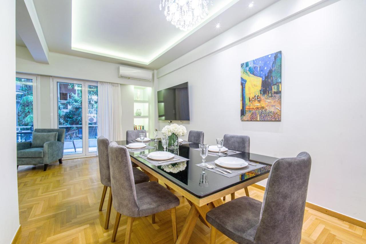 Urban Luxury On A Quiet Street In The Center Of Athens Daire Dış mekan fotoğraf