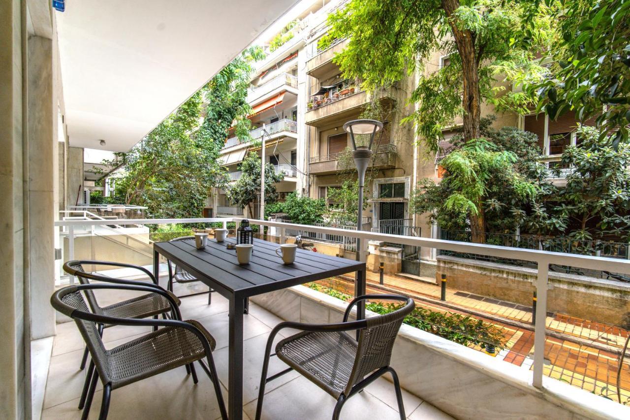 Urban Luxury On A Quiet Street In The Center Of Athens Daire Dış mekan fotoğraf